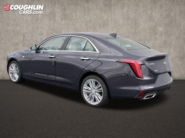new 2025 Cadillac CT4 car, priced at $50,450