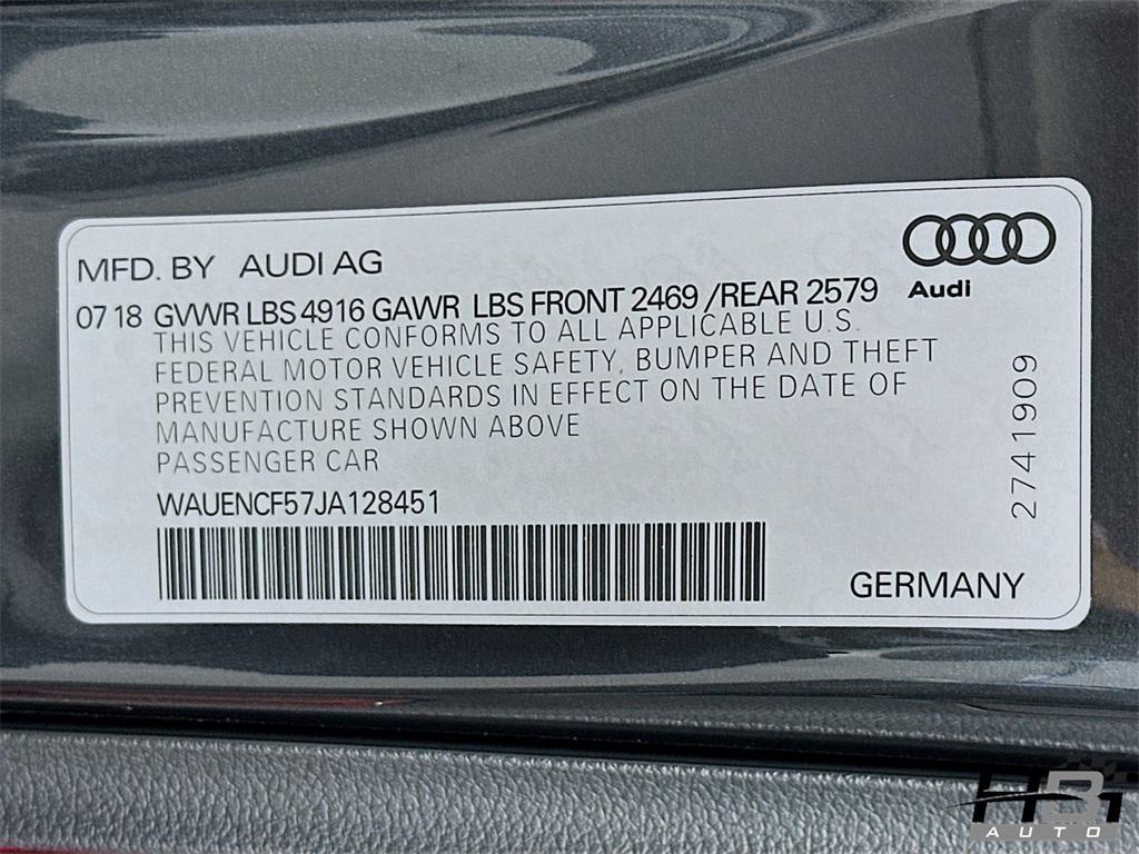 used 2018 Audi A5 car, priced at $18,884