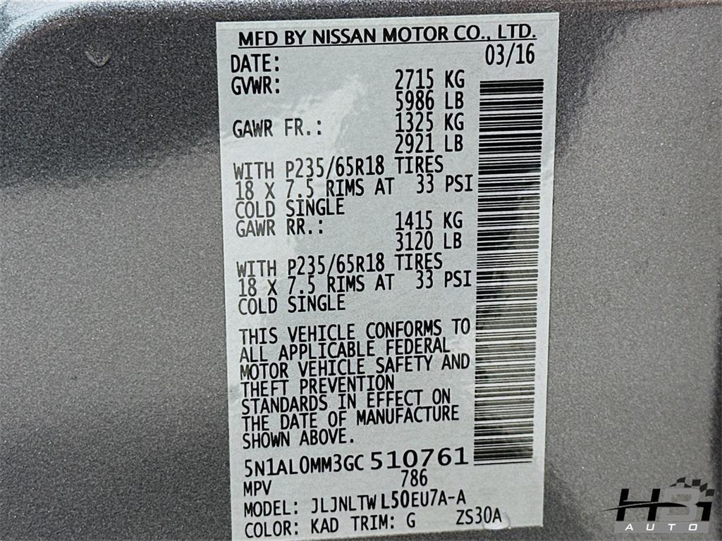 used 2016 INFINITI QX60 car, priced at $12,998