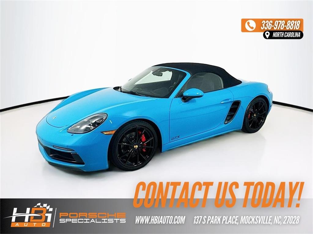 used 2018 Porsche 718 Boxster car, priced at $59,998