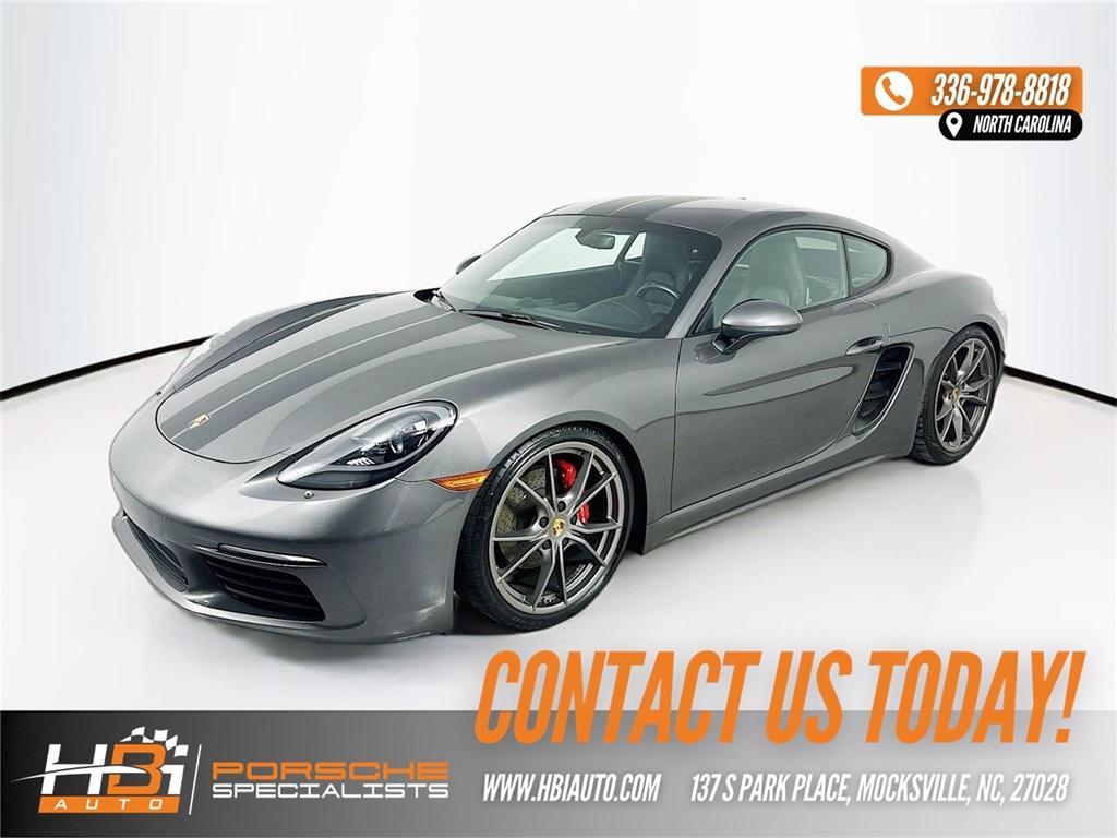 used 2018 Porsche 718 Cayman car, priced at $62,998