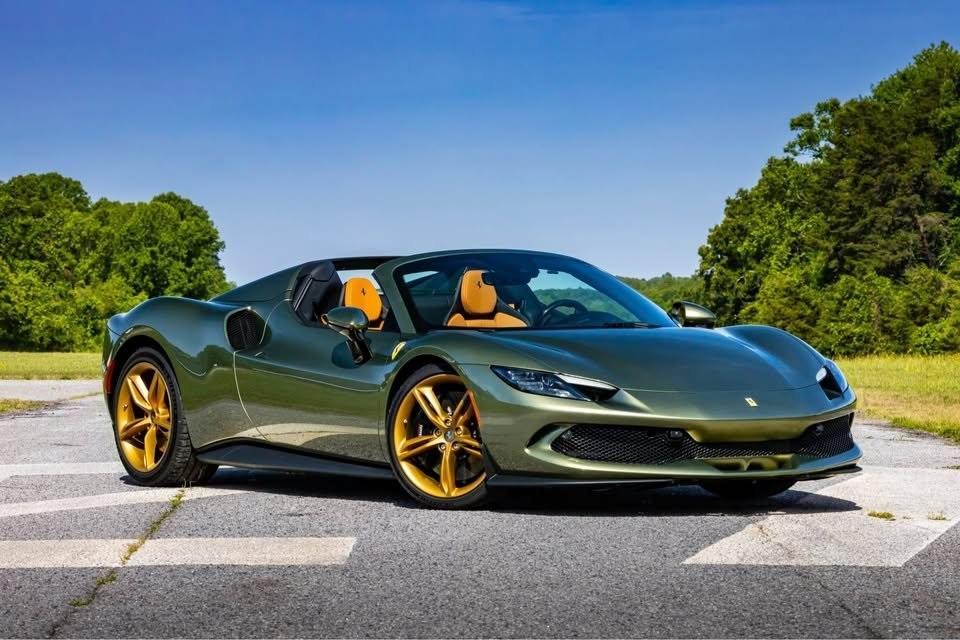 used 2024 Ferrari 296 GTS car, priced at $443,915