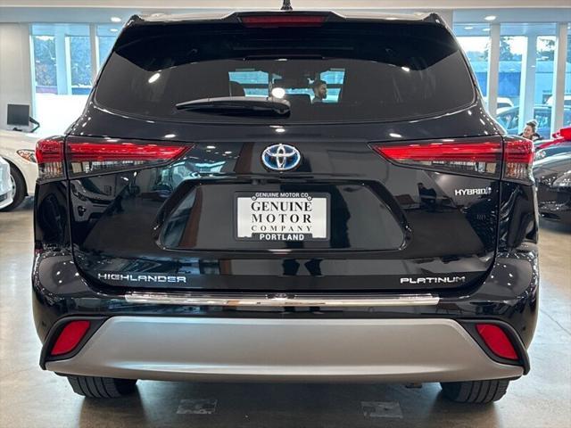 used 2021 Toyota Highlander Hybrid car, priced at $41,890