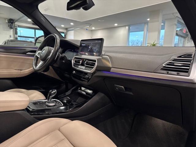 used 2022 BMW X3 car, priced at $35,490