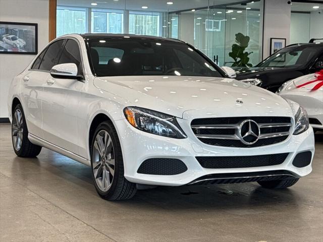 used 2018 Mercedes-Benz C-Class car, priced at $19,490