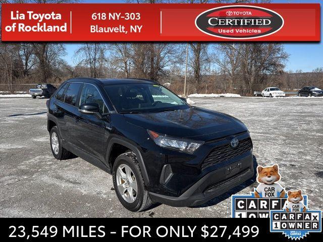 used 2021 Toyota RAV4 Hybrid car, priced at $27,499