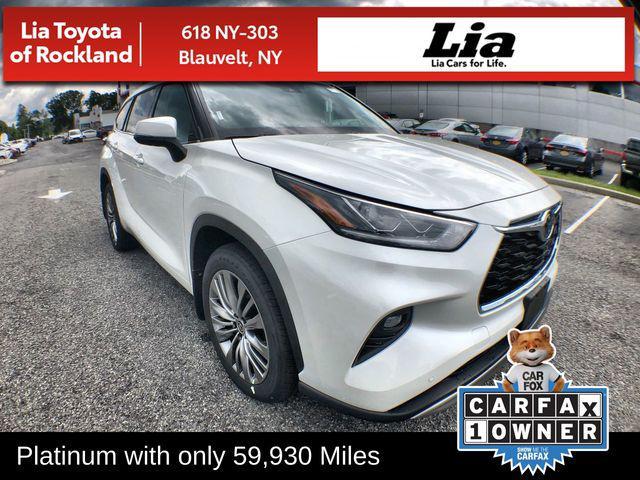 used 2021 Toyota Highlander car, priced at $34,495