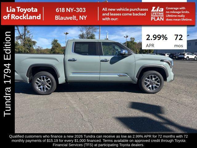 new 2026 Toyota Tundra car, priced at $77,821