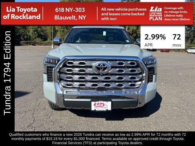 new 2026 Toyota Tundra car, priced at $77,821