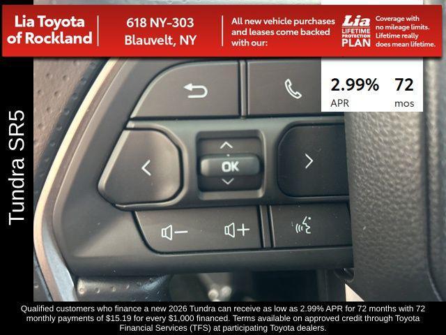 new 2026 Toyota Tundra car, priced at $55,607
