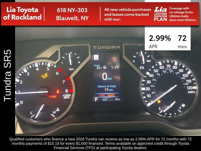 new 2026 Toyota Tundra car, priced at $55,607