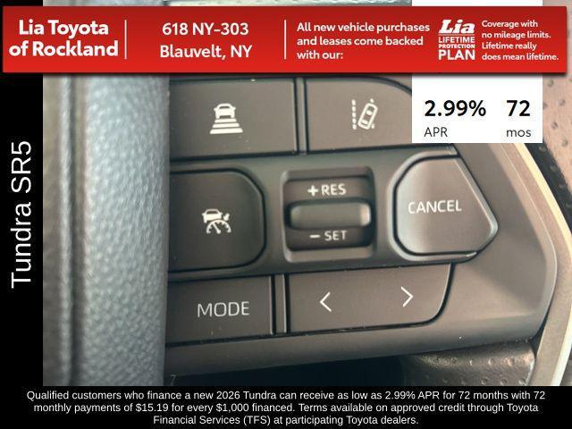 new 2026 Toyota Tundra car, priced at $55,607
