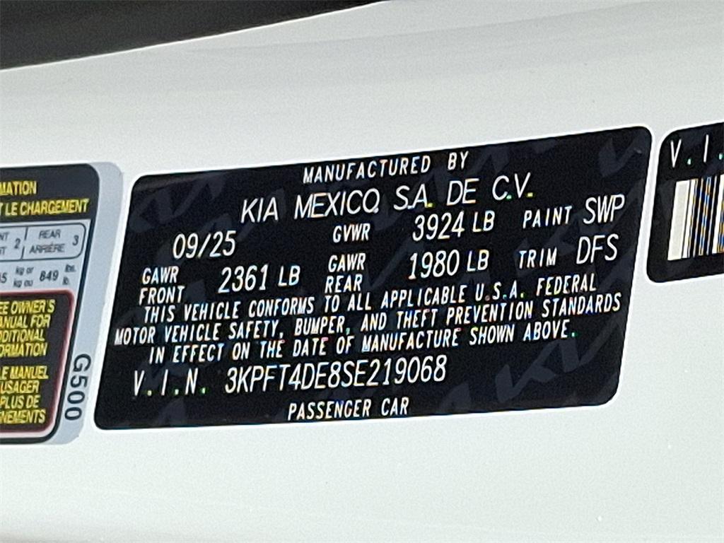 new 2025 Kia K4 car, priced at $24,690