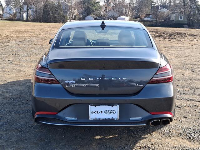 used 2022 Genesis G70 car, priced at $27,399