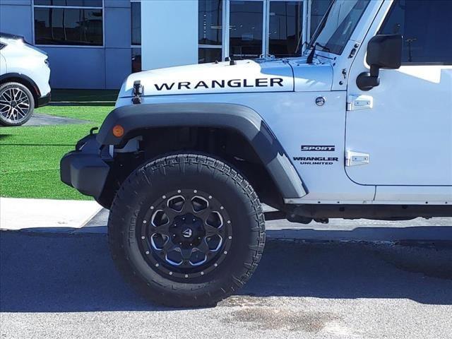 used 2015 Jeep Wrangler Unlimited car, priced at $19,177