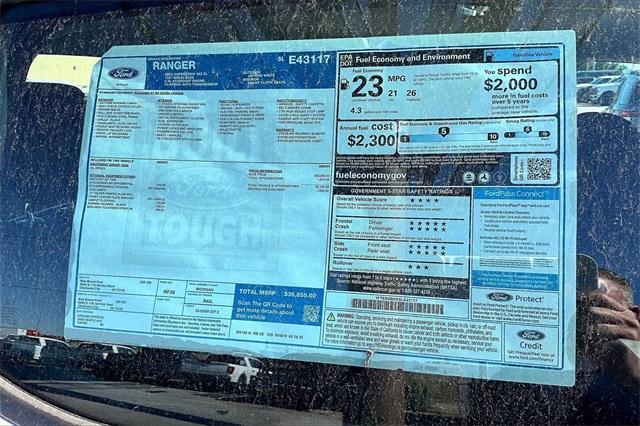 new 2025 Ford Ranger car, priced at $32,477