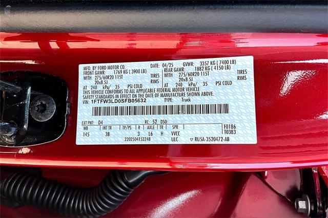 new 2025 Ford F-150 car, priced at $59,977