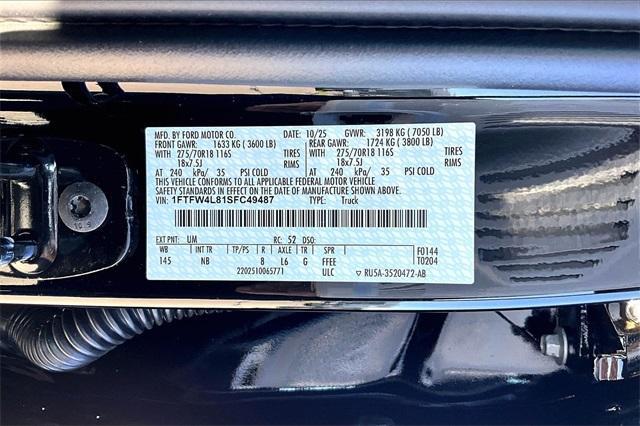 new 2025 Ford F-150 car, priced at $73,389