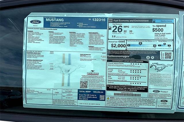 new 2025 Ford Mustang car, priced at $41,820