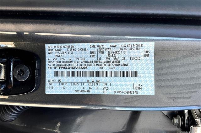 new 2025 Ford F-150 car, priced at $61,477