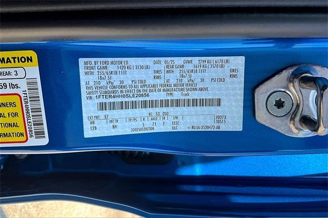 new 2025 Ford Ranger car, priced at $40,855