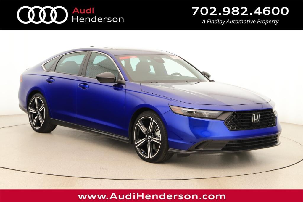 used 2024 Honda Accord Hybrid car, priced at $27,488