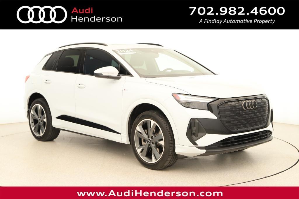 used 2024 Audi Q4 e-tron car, priced at $32,988