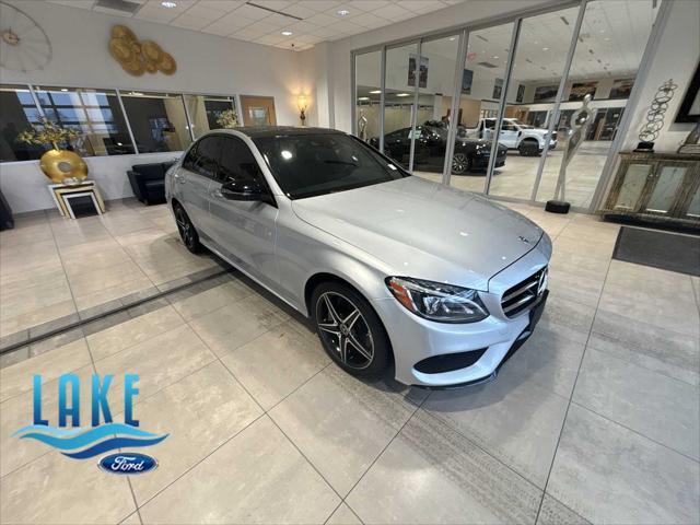 used 2018 Mercedes-Benz C-Class car, priced at $18,888