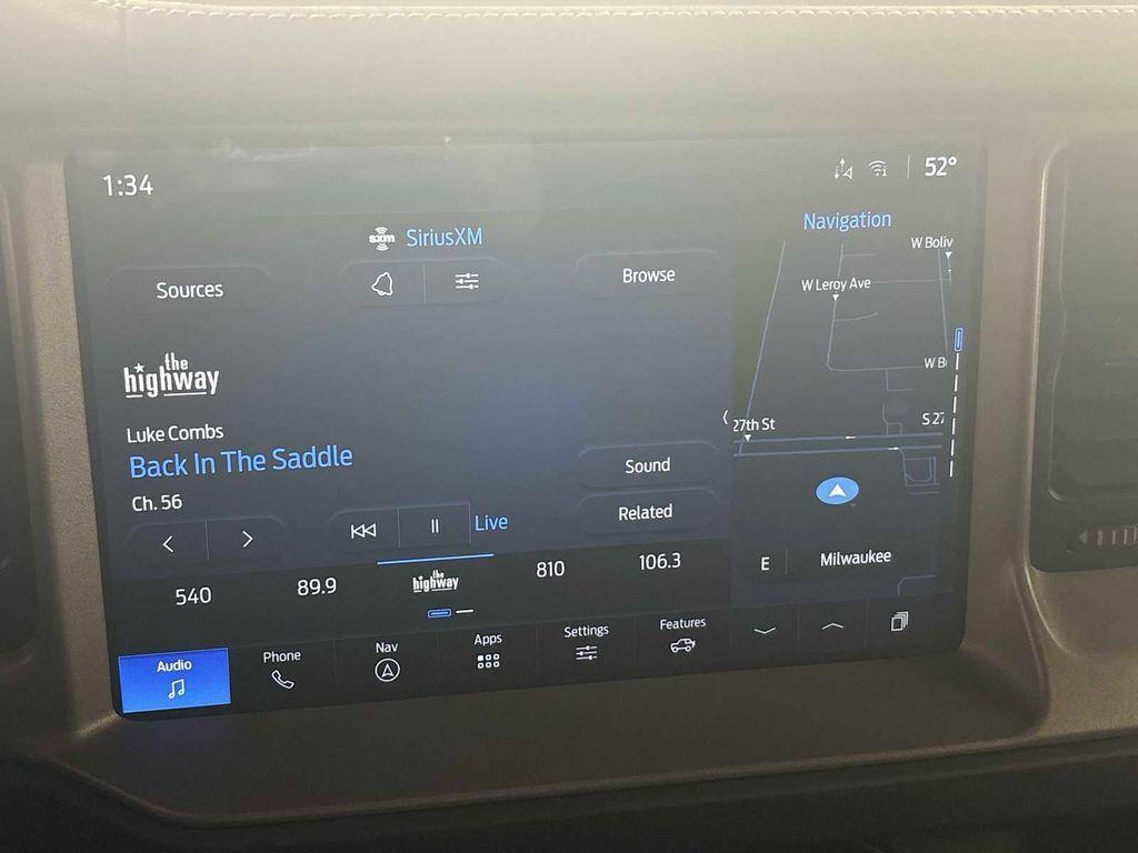 new 2025 Ford Bronco car, priced at $55,095