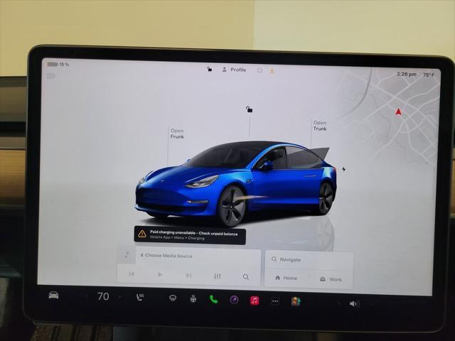 used 2023 Tesla Model 3 car, priced at $28,500