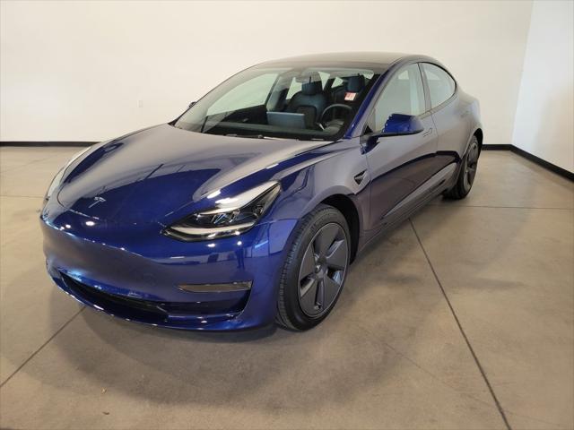 used 2023 Tesla Model 3 car, priced at $28,500