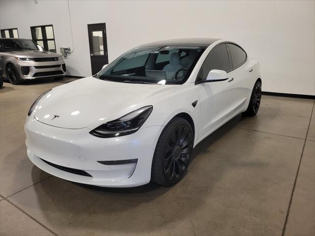 used 2022 Tesla Model 3 car, priced at $28,995