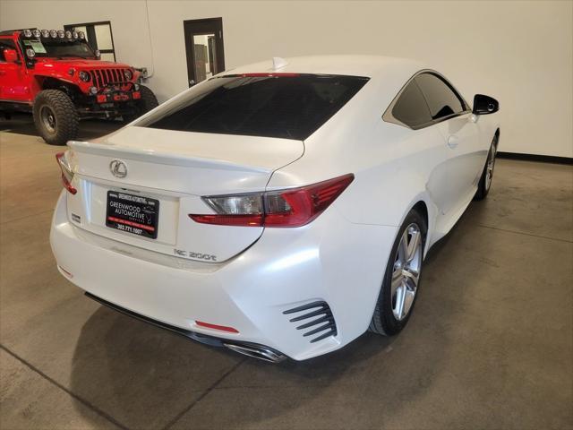 used 2016 Lexus RC 200t car, priced at $22,995