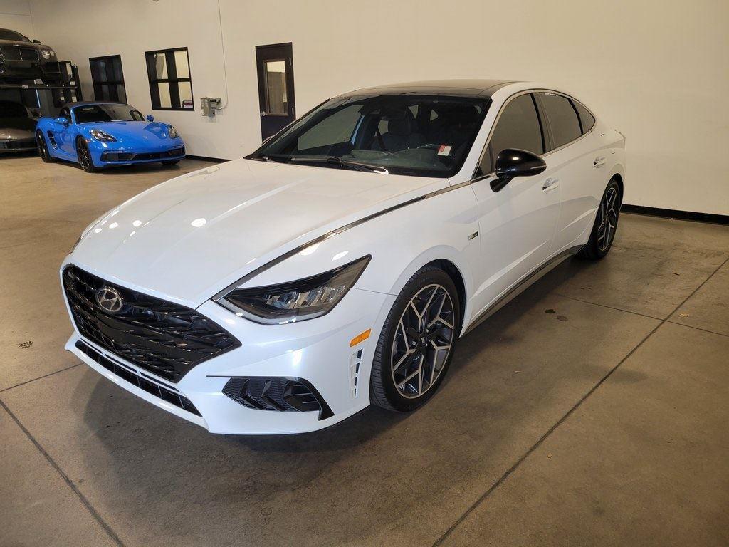 used 2021 Hyundai Sonata car, priced at $17,850