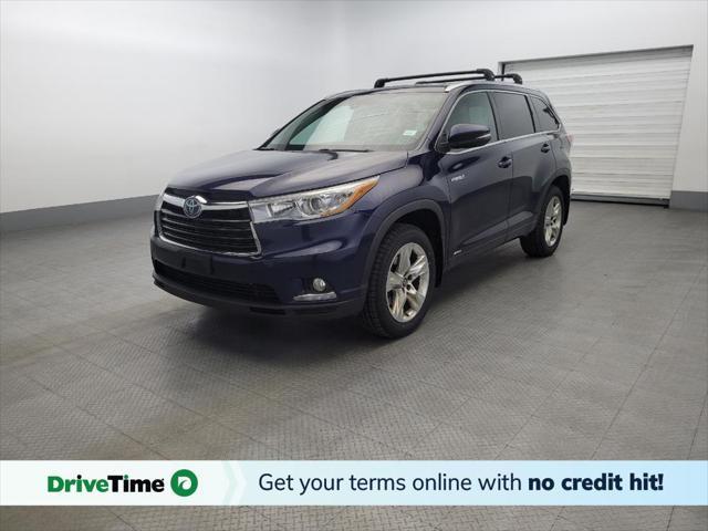 used 2016 Toyota Highlander Hybrid car, priced at $23,395