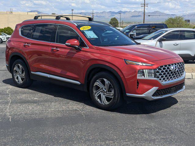 used 2021 Hyundai Santa Fe car, priced at $23,999