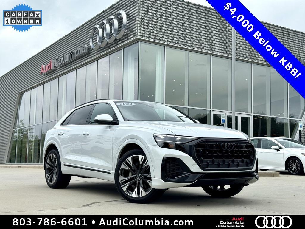 used 2024 Audi Q8 car, priced at $62,995