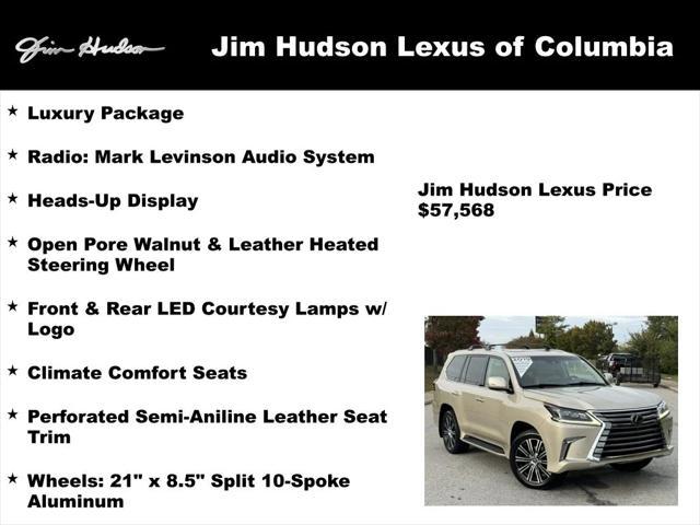 used 2019 Lexus LX 570 car, priced at $57,568