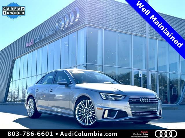 used 2019 Audi A4 car, priced at $25,799