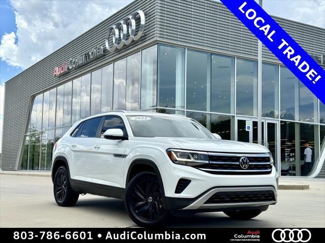 used 2022 Volkswagen Atlas Cross Sport car, priced at $24,288
