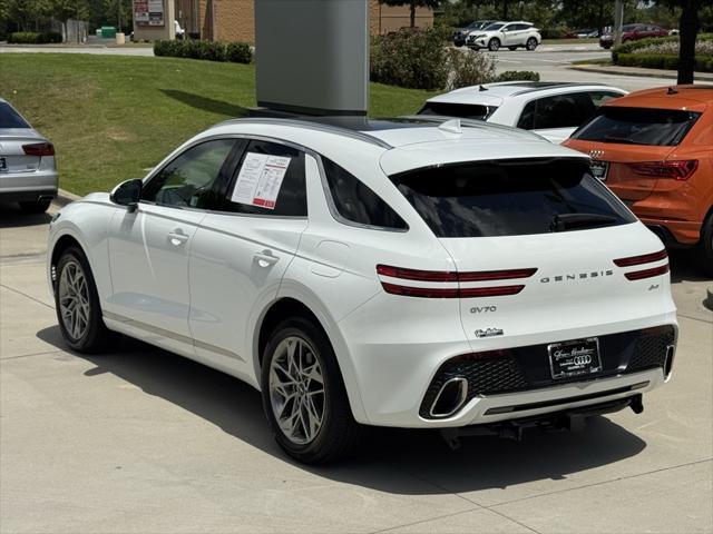 used 2025 Genesis GV70 car, priced at $48,995