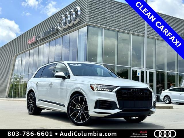 used 2021 Audi Q7 car, priced at $39,550