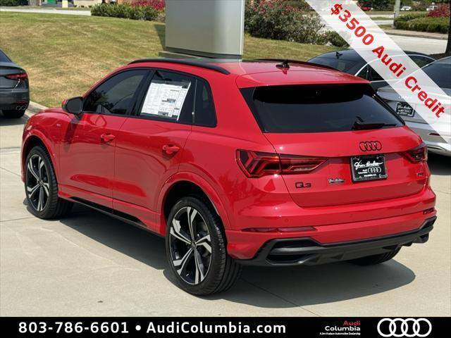 new 2024 Audi Q3 car, priced at $44,425