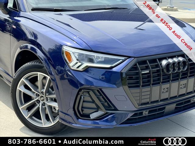 new 2024 Audi Q3 car, priced at $42,590