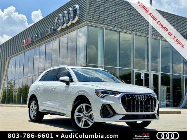 new 2024 Audi Q3 car, priced at $44,725