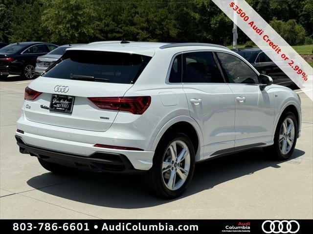 new 2024 Audi Q3 car, priced at $44,725