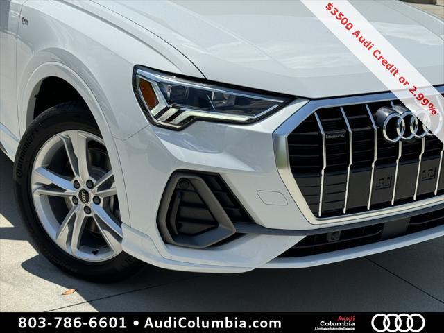 new 2024 Audi Q3 car, priced at $44,725