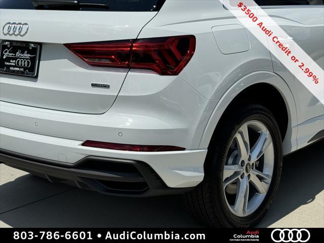 new 2024 Audi Q3 car, priced at $44,725