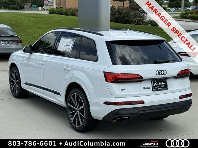 new 2025 Audi Q7 car, priced at $68,850