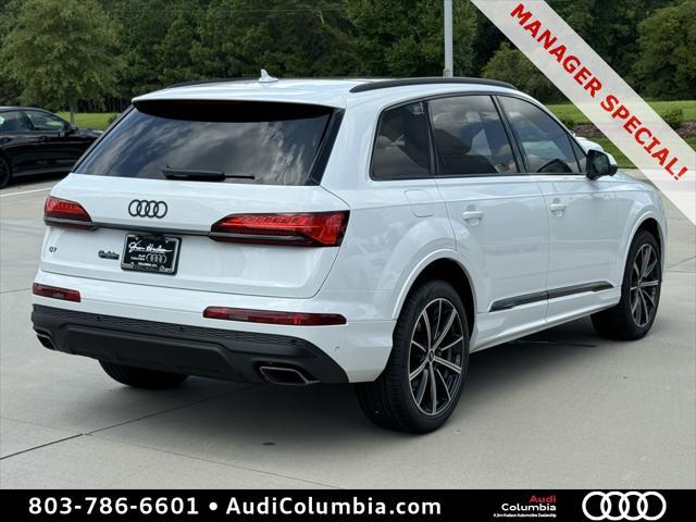 new 2025 Audi Q7 car, priced at $68,850